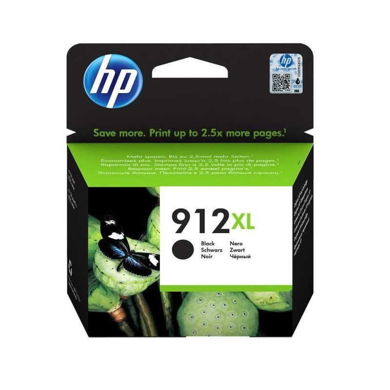HP 912XL Cartouche d'encre noire authentique, grande capacité - Image 1