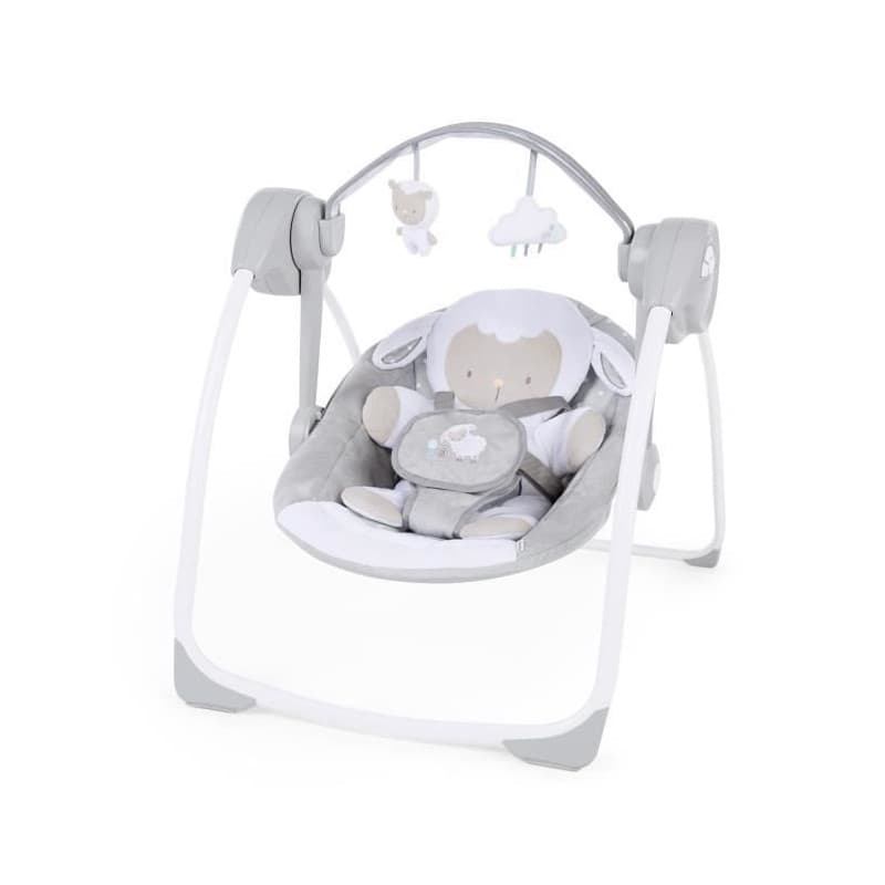 Hamac pour Bébé Ingenuity Cuddle Lamb Compact Gris - Image 1
