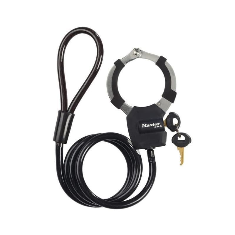 Câble avec cadenas Master Lock Noir - Image 1
