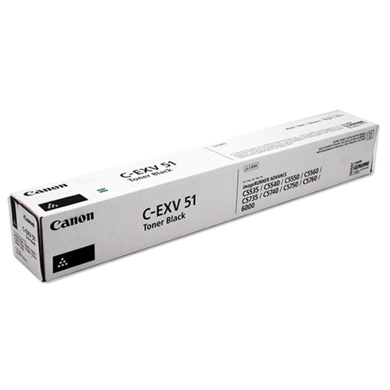 Canon C-EXV 51 Cartouche de toner 1 pièce(s) Original Noir - Image 1
