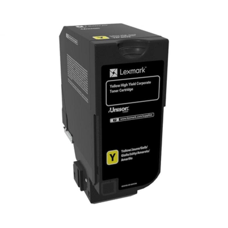 Lexmark 74C2HYE Cartouche de toner 1 pièce(s) Original Jaune - Image 1