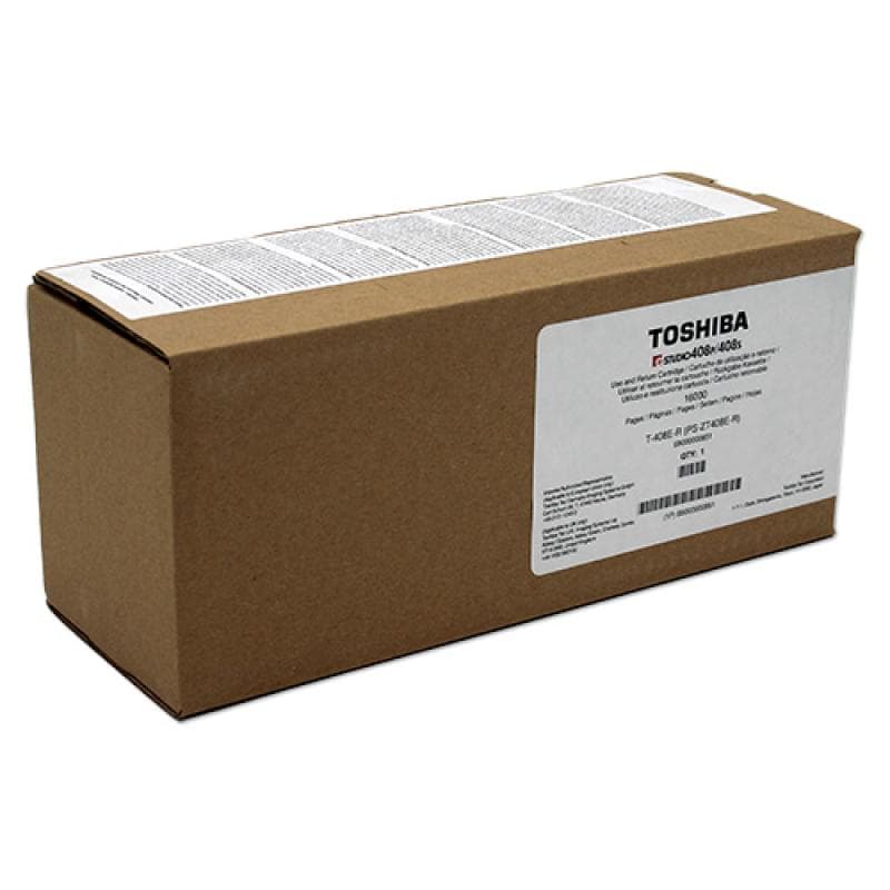 Toshiba Toner T-408E-R T408ER Noir Schwarz (6B000000851) - Image 1