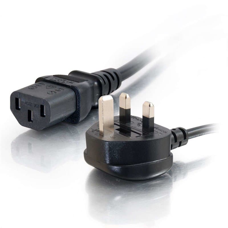 C2G 5m Power Câble Noir BS 1363 Coupleur C13 - Image 1