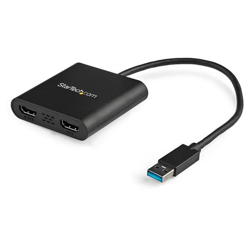 Startech.com Adaptateur USB vers double HDMI - 4K - Image 1