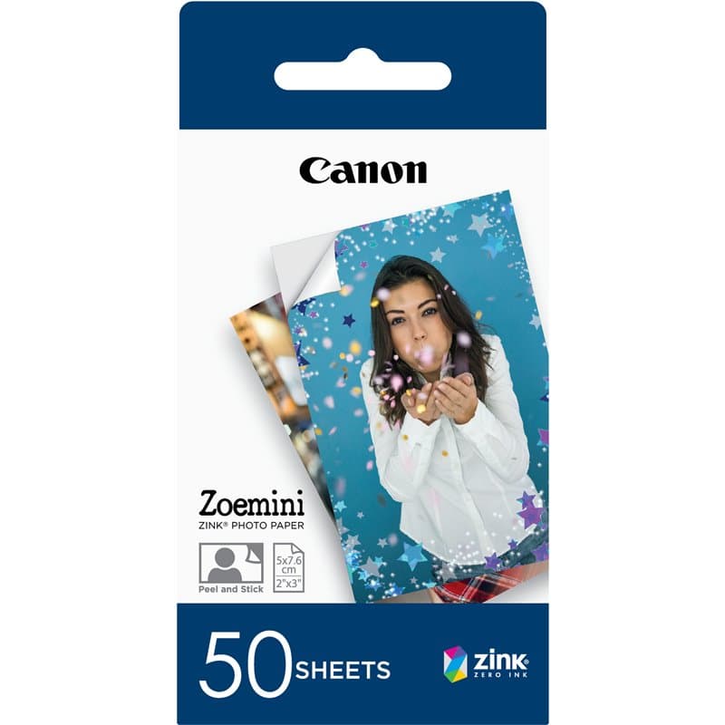 Canon 50 feuilles de papier photo ZINK 5 x 7,6 cm - Image 1