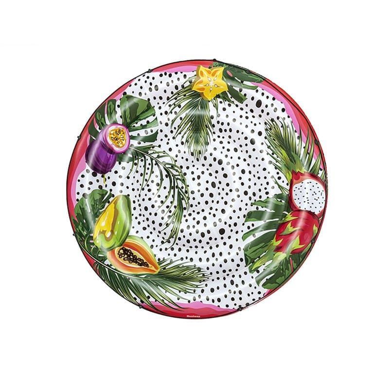 Bestway Île de piscine gonflable Fruits of Paradise pour 2 personnes 1,88 m - Image 1