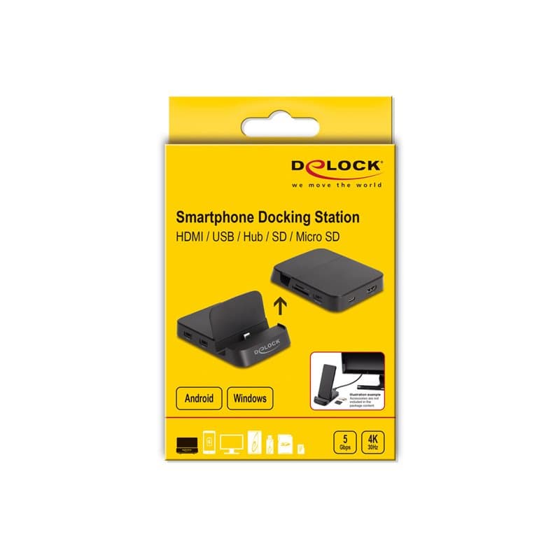 Dock/Base de chargement DELOCK 88018 Noir - Image 1