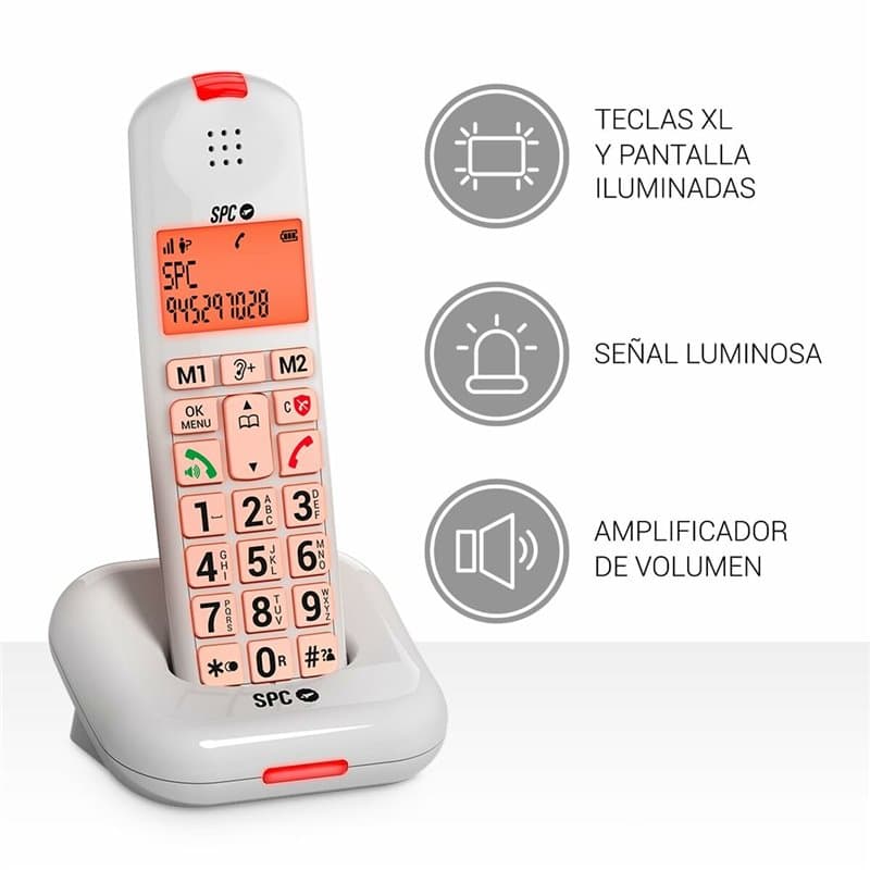 Téléphone fixe SPC Blanc - Image 1
