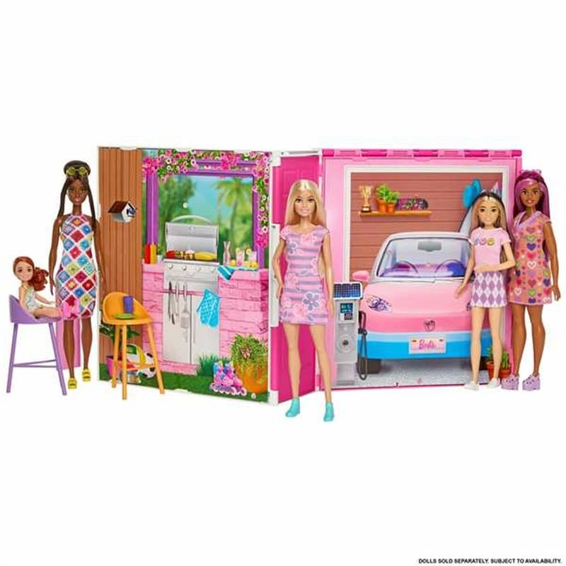 Barbie Coffret Maison de Vacances avec Poupée - Image 1