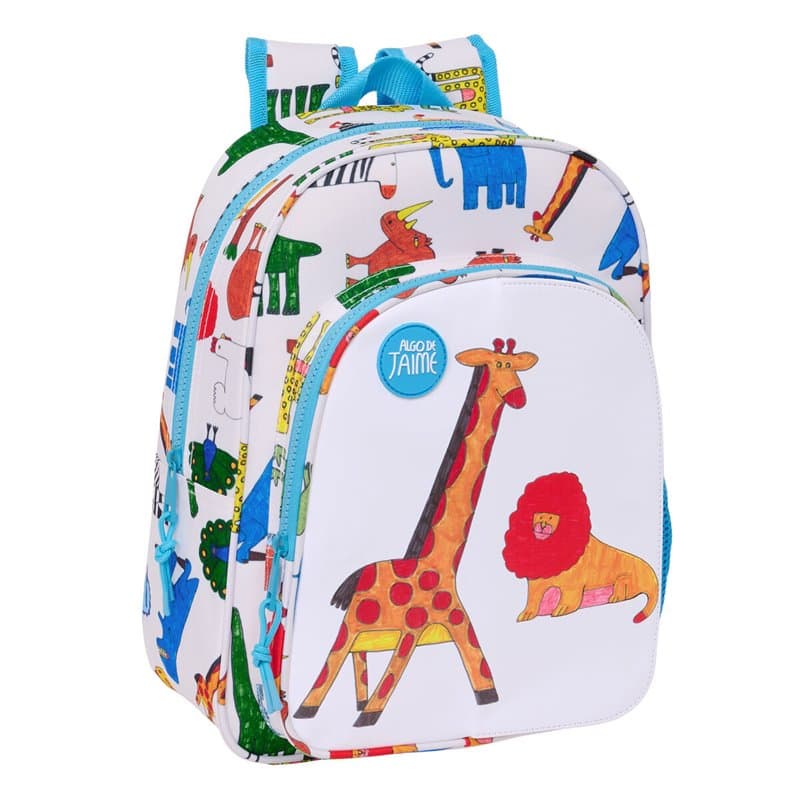 Cartable Algo de Jaime Blanc 26 x 34 x 11 cm - Image 1