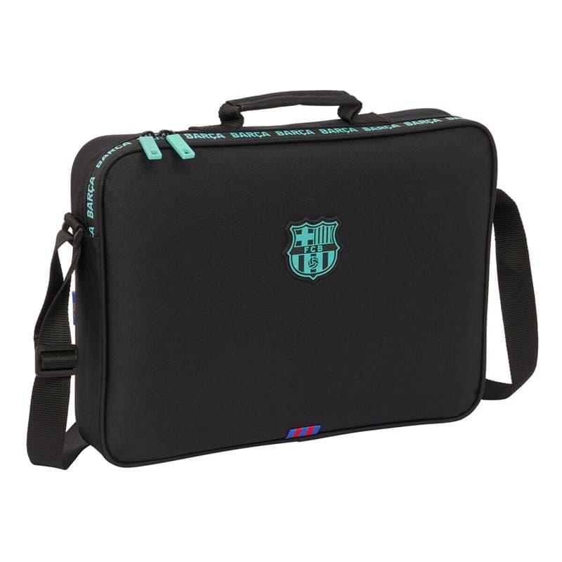 Cartable d'école F.C. Barcelona Noir 38 x 28 x 6 cm - Image 1