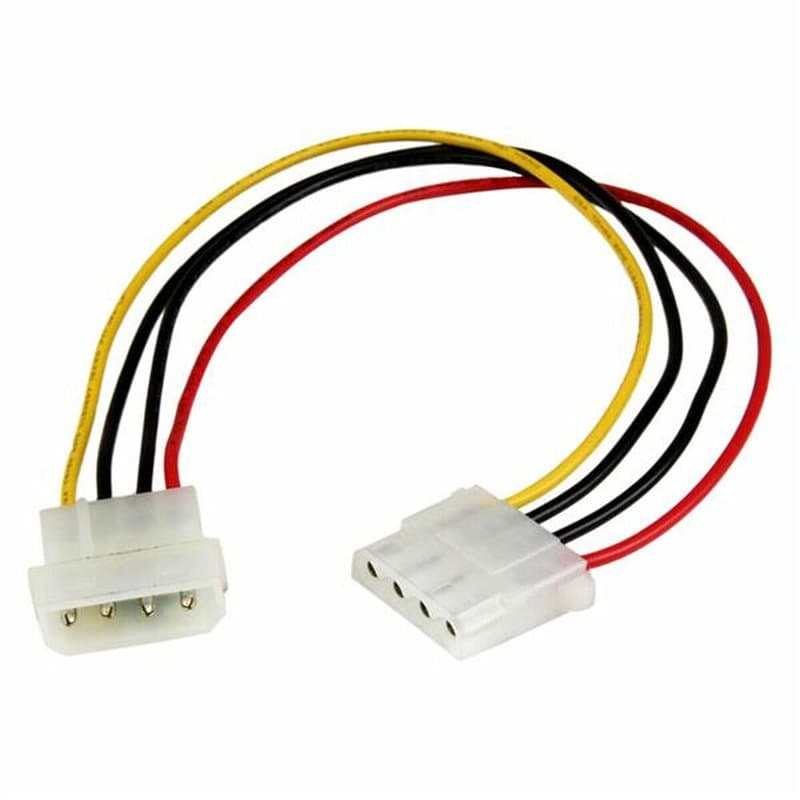 Startech.com Câble d'Extension Alimentation Molex LP4 30 cm - Rallonge de Câble LP4 - Mâle vers Femelle - Image 1