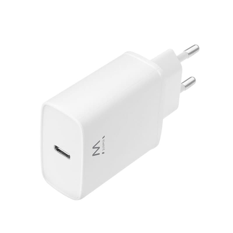 Ewent EW1320 chargeur d'appareils mobiles Smartphone, Universel Blanc Secteur Intérieure - Image 1