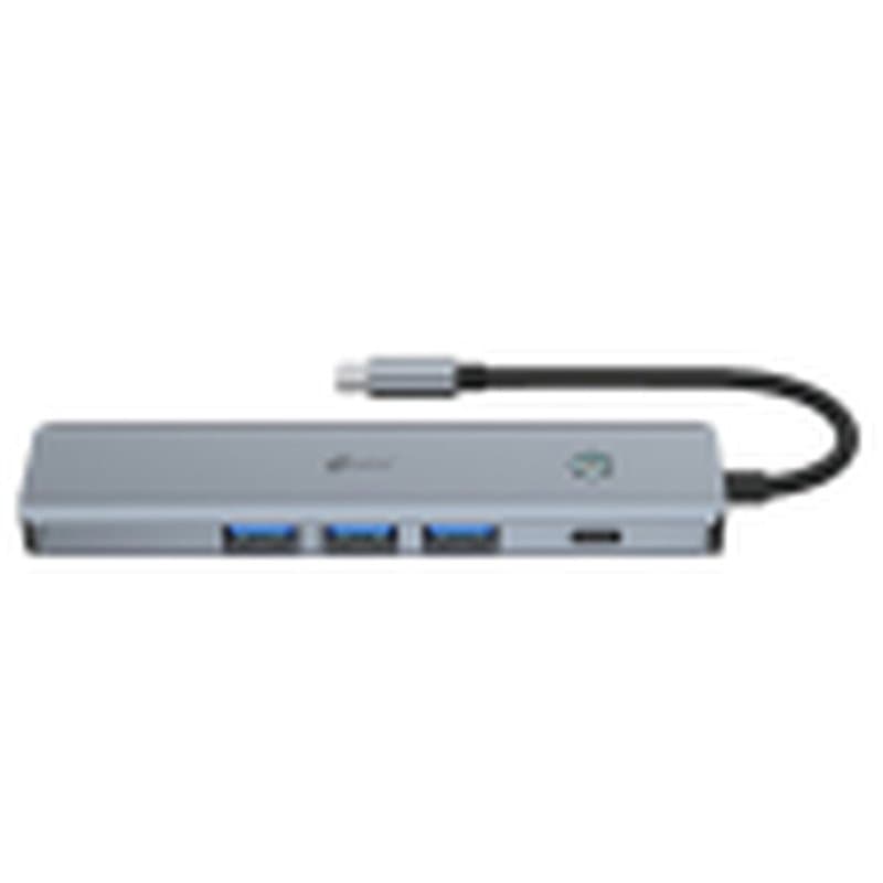 Hub USB Leotec Gris - Image 1