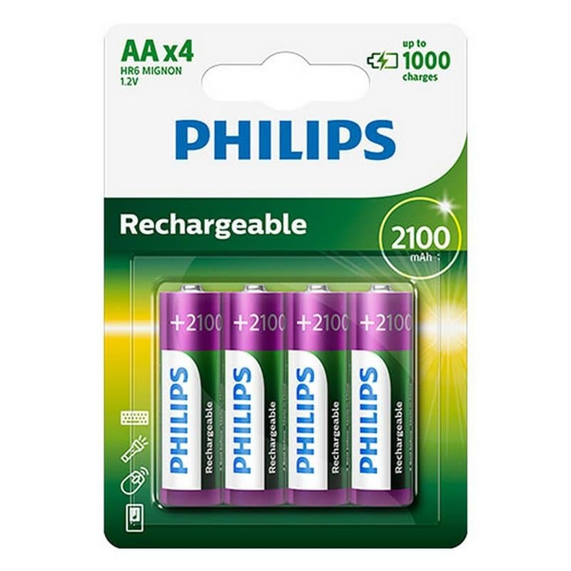Philips Rechargeables Batterie R6B4A210/10 - Image 1