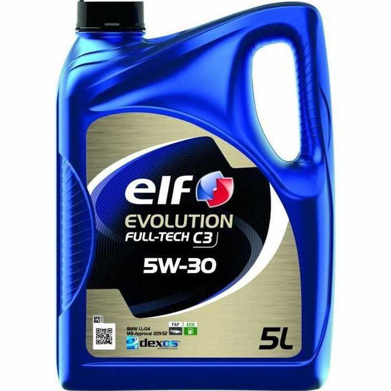 Huile de moteur pour voiture Elf 5 L 5W30 - Image 1