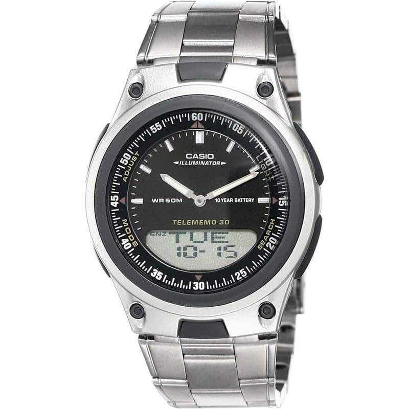 Montre Homme Casio Noir Argenté (Ø 40 mm) - Image 1