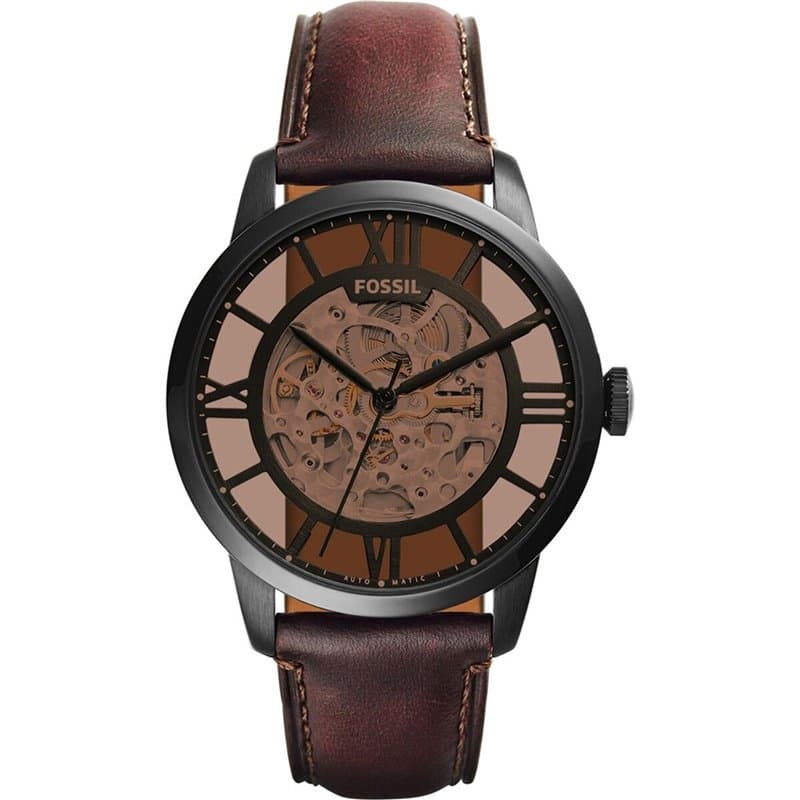 Montre Homme Fossil TOWNSMAN AUTOMATIC Marron (Ø 44 mm) - Image 1