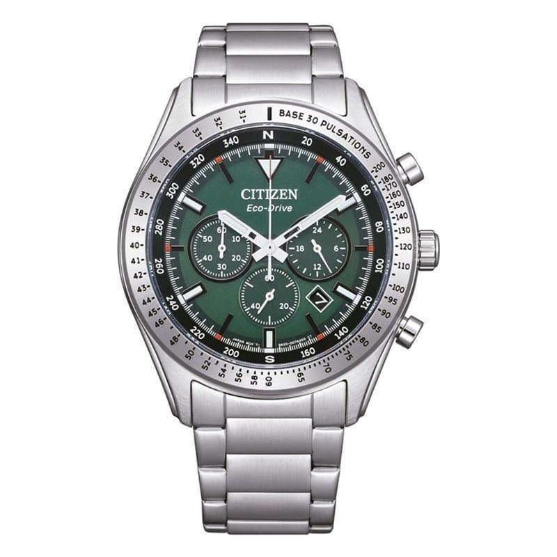 Montre Homme Citizen CA4600-89X Vert Argenté - Image 1
