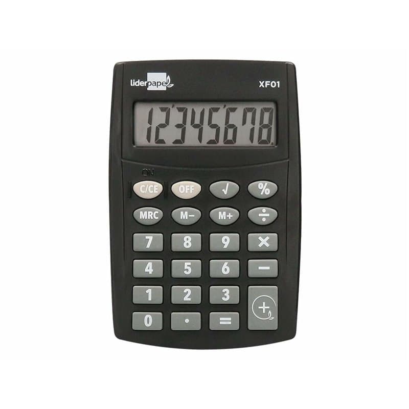 Calculatrice Liderpapel XF01 Noir - Image 1