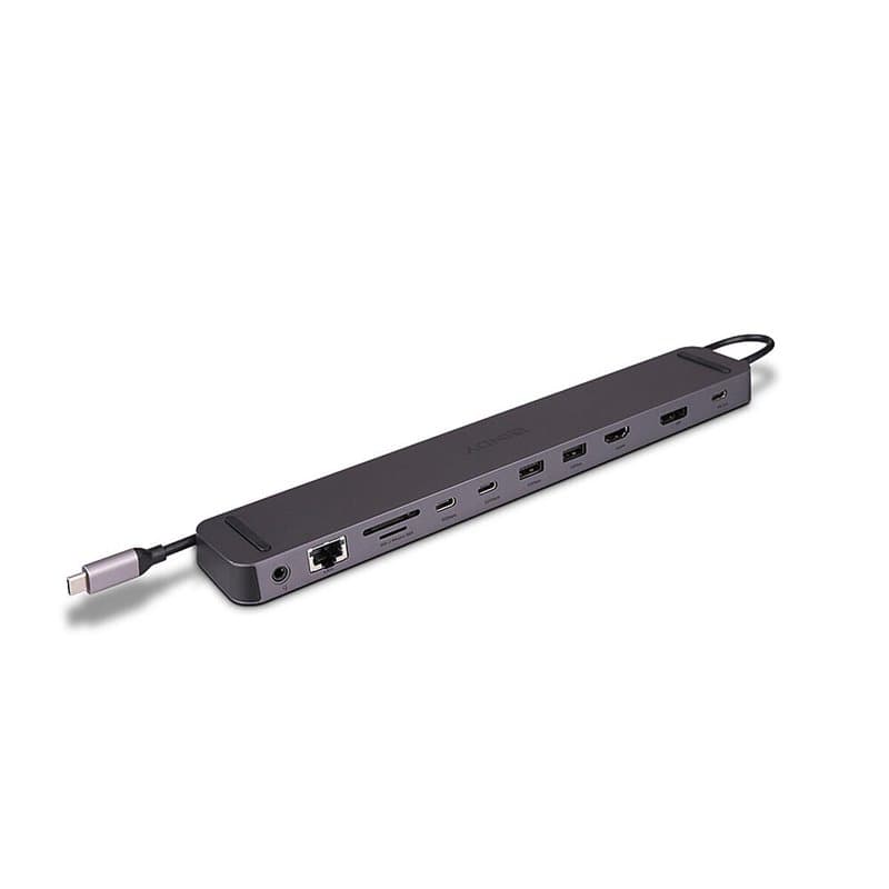 Lindy 43392 station d'accueil USB 3.2 Gen 1 (3.1 Gen 1) Type-C Anthracite - Image 1