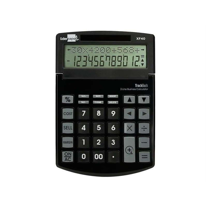 Calculatrice Liderpapel XF40 Noir - Image 1