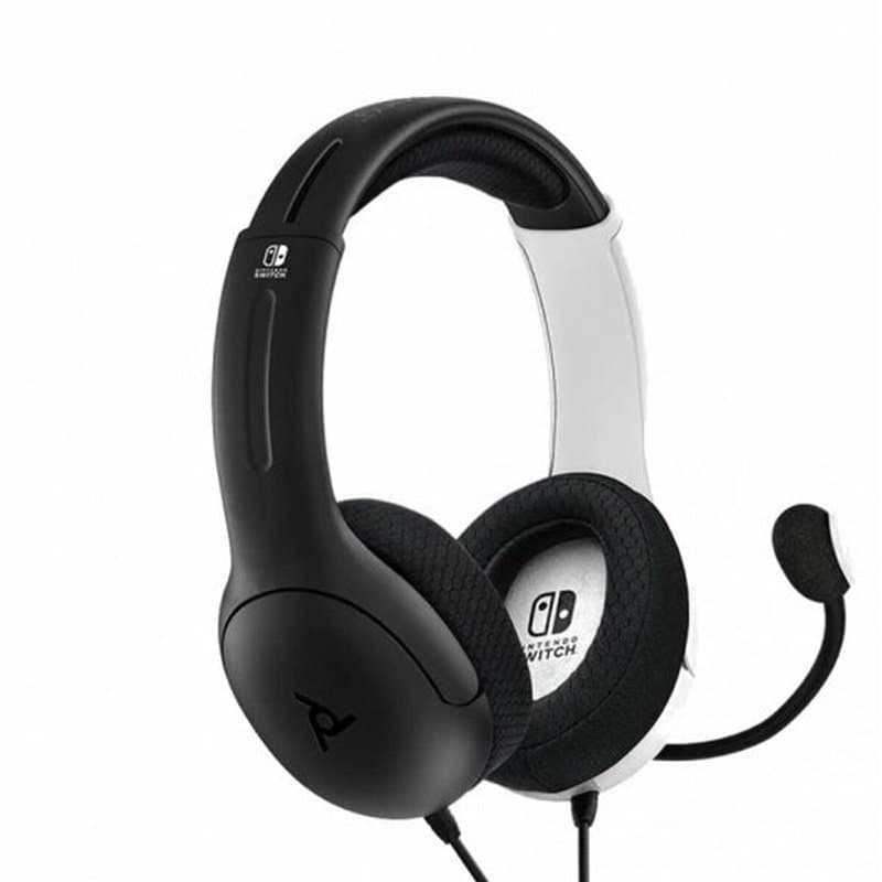 PDP LVL40 Casque Avec fil Arceau Jouer Noir, Blanc - Image 1