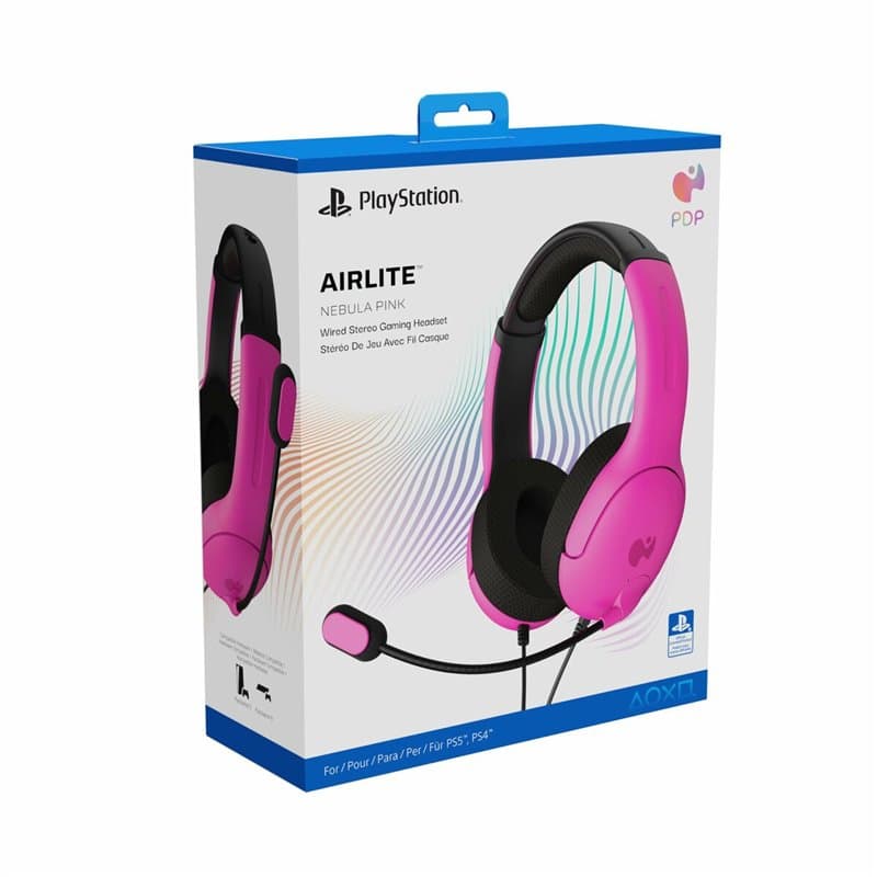 PDP Nebula Casque Avec fil Arceau Jouer Noir, Rose - Image 1