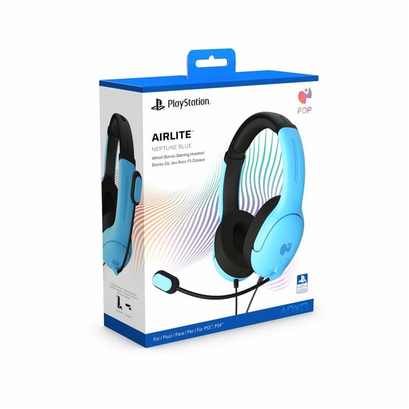 PDP AIRLITE Casque Avec fil Arceau Jouer Bleu - Image 1