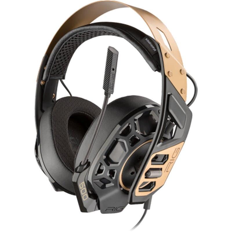 Poly 500 PRO Casque Avec fil Arceau Jouer Noir, Or - Image 1