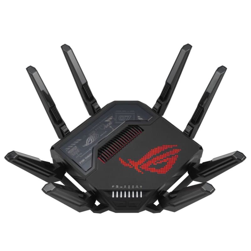 Asus ROG Rapture GT-BE98 routeur sans fil 10 Gigabit Ethernet Quad-band (2.4 GHz / 5 GHz-1 / 5 GHz-2 / 6 GHz) Noir - Image 1