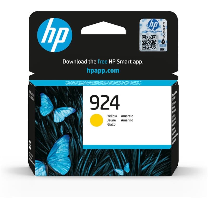 HP 924 Cartouche Encre Authentique Jaune - Image 1