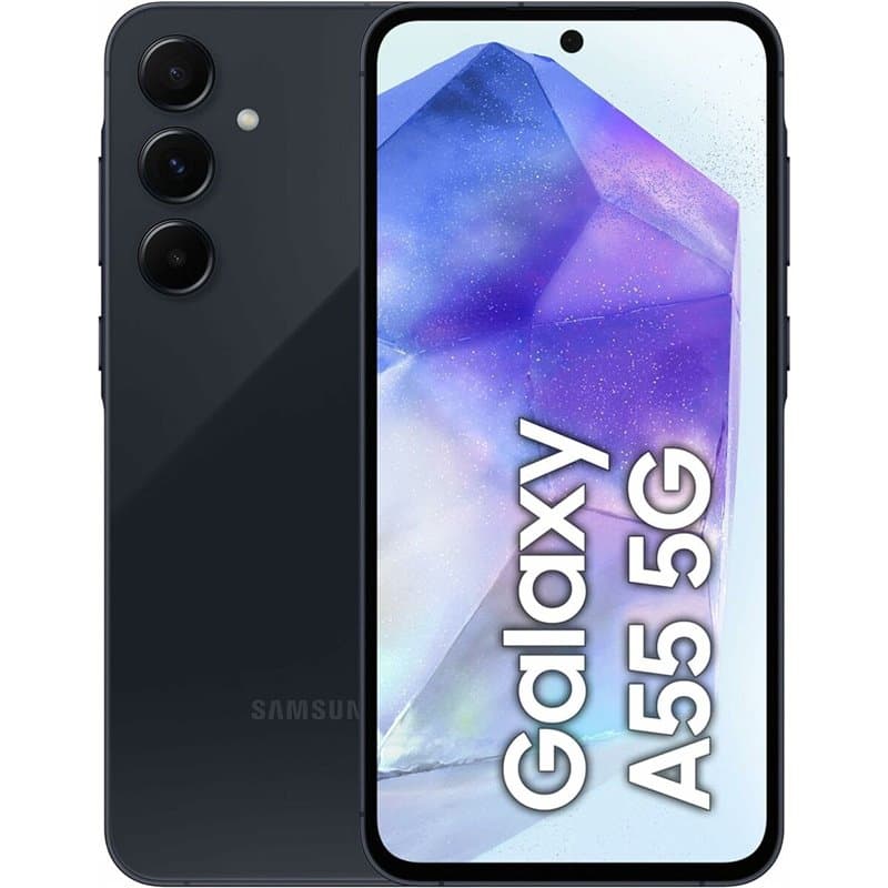 Samsung Galaxy A55 5G 16,8 cm (6.6") Double SIM hybride Android 14 USB Type-C 8 Go 128 Go 5000 mAh Marine" - Image 1