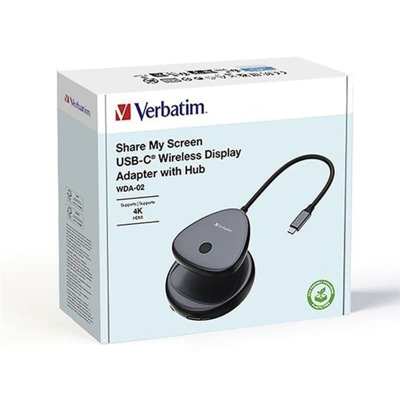 Verbatim 32147 adaptateur d'affichage sans fil USB Bureau - Image 1