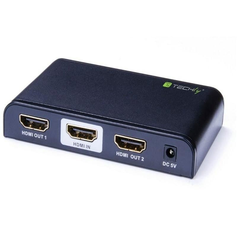 Techly IDATA HDMI2-4K2 répartiteur vidéo HDMI 2x HDMI - Image 1