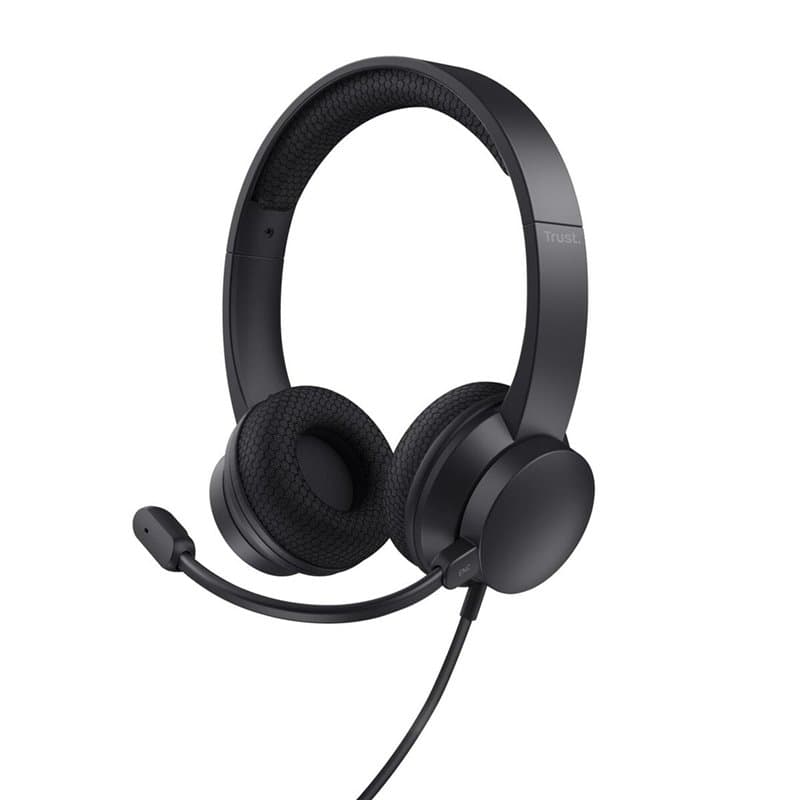 Trust Ayda Casque Avec fil Arceau Appels/Musique USB Type-A Noir - Image 1