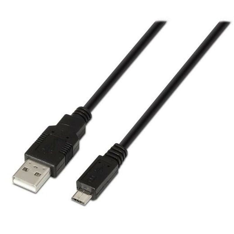 Aisens A101-0029 câble USB 3 m USB 2.0 USB A Micro-USB B Noir - Image 1