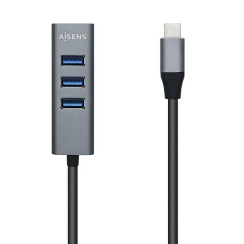 Aisens A109-0508 hub & concentrateur USB 3.2 Gen 1 (3.1 Gen 1) Type-C 5000 Mbit/s Gris - Image 1