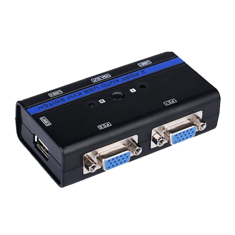 Aisens A111-0064 commutateur écran, clavier et souris Grille de montage Noir - Image 1