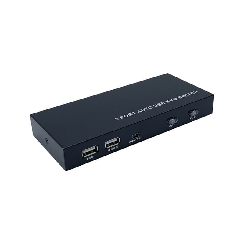Aisens A111-0400 commutateur écran, clavier et souris Noir - Image 1