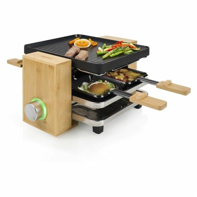 Princess 162950 raclette 4 personne(s) 800 W Noir, Bois - Image 1