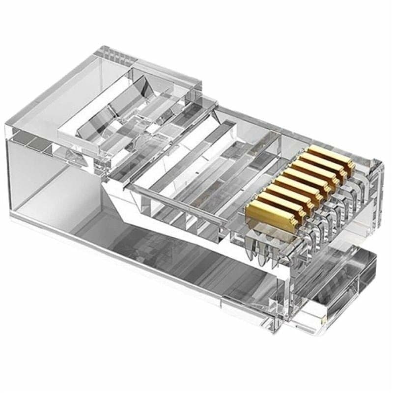 Vention IDBR0-50 connecteur de fils RJ-45 Argent, Transparent - Image 1