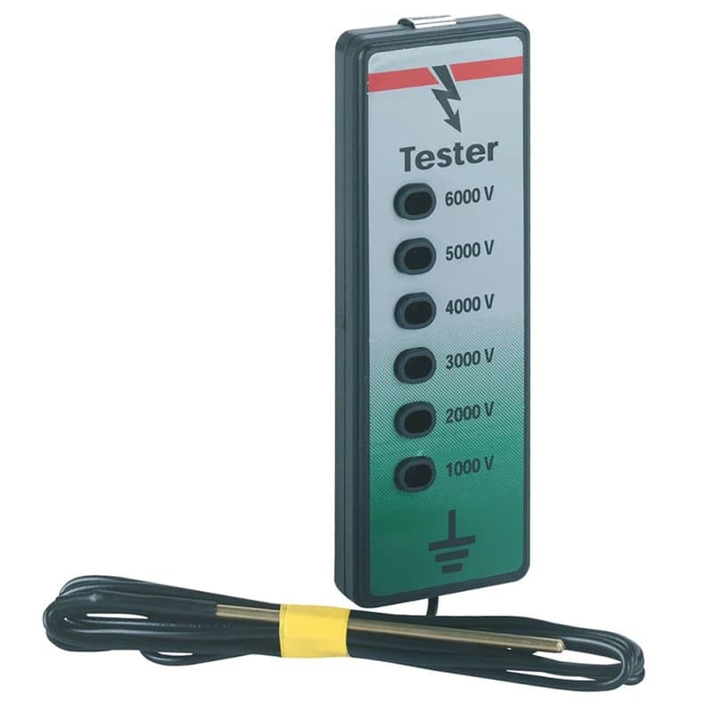 Kerbl Testeur de clôture 6 000 V Noir et vert 44662 - Image 1