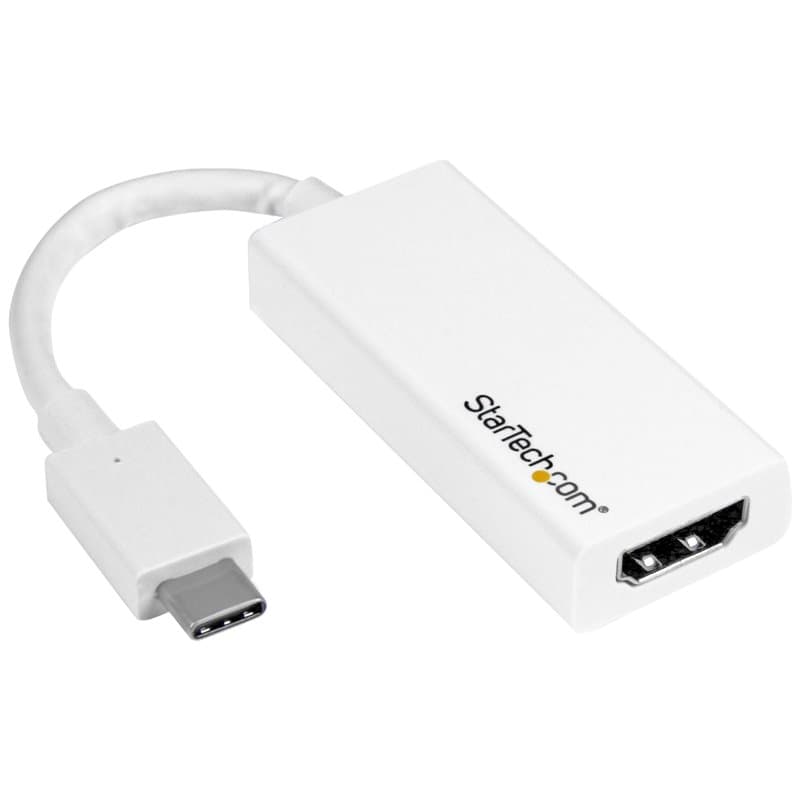 Startech.com Adaptateur USB-C vers HDMI - 4K 60 Hz - Blanc - Image 1