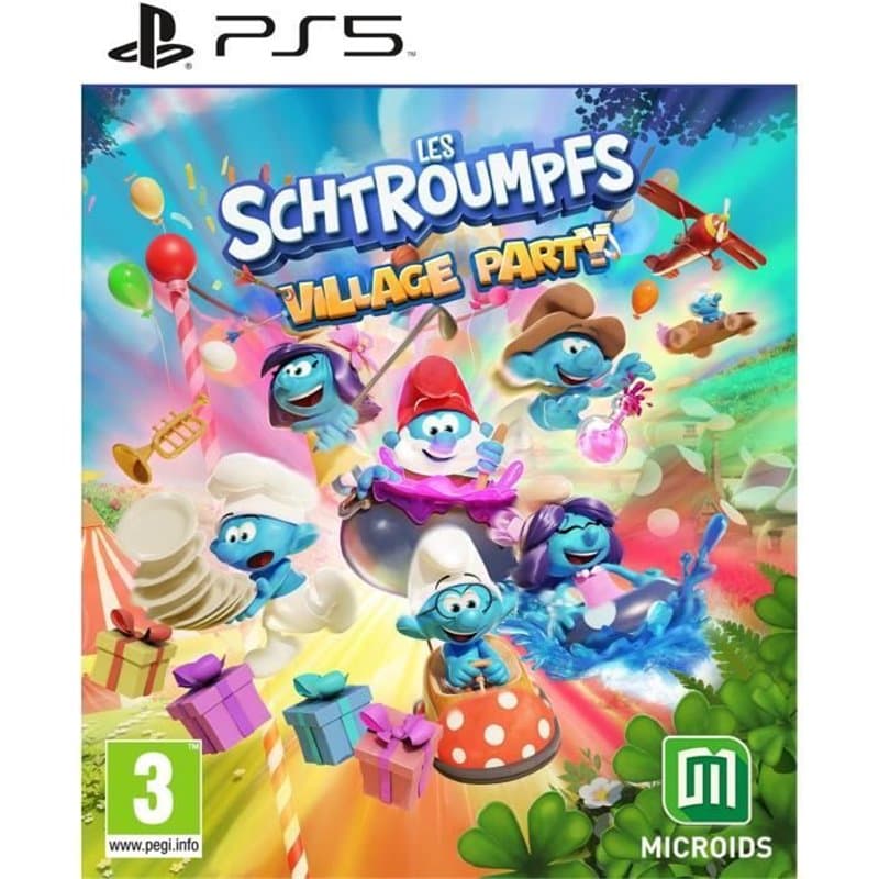 Jeu vidéo PlayStation 5 Microids Les Schtroumpfs Village Party - Image 1
