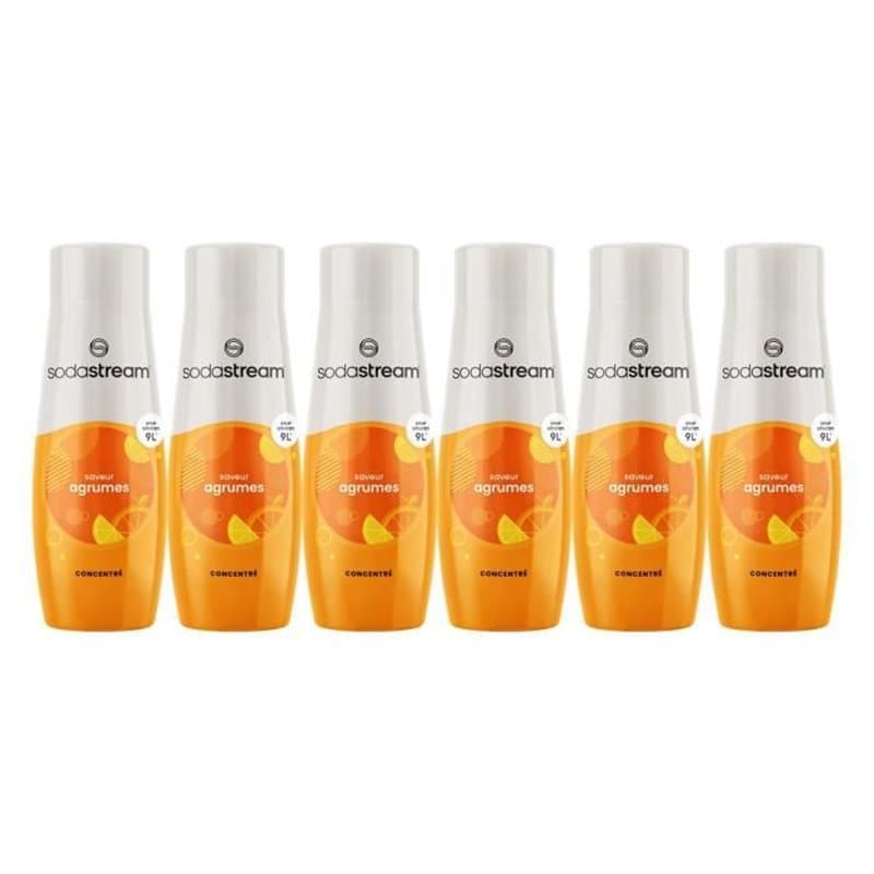 Lot de 6 Concentrés Saveur AGRUMES SODASTREAM - 440ml - Image 1