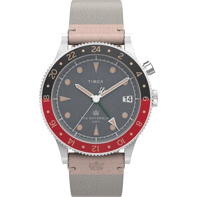 Montre Homme Timex THE WATERBURY GMT Gris (Ø 39 mm) - Image 1