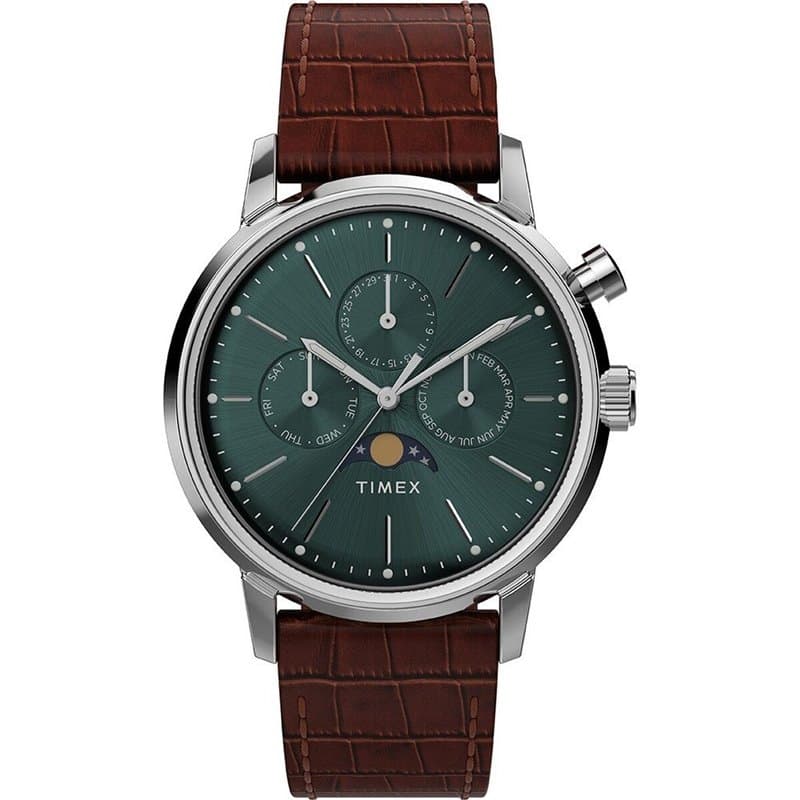 Montre Homme Timex MARLIN MOONPHASE Vert (Ø 40 mm) - Image 1