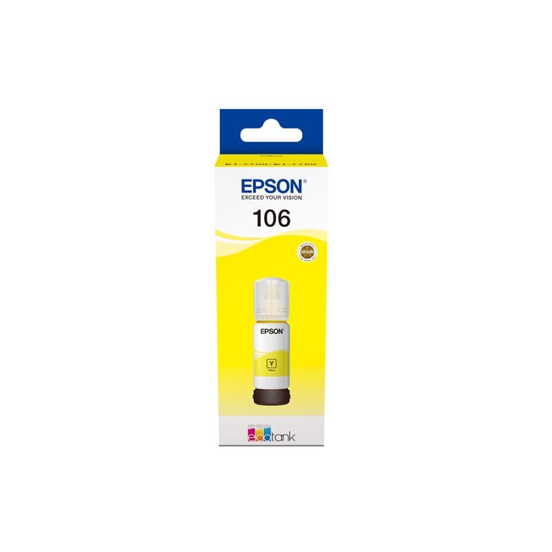 Epson 106 EcoTank Yellow ink bottle - Image 1