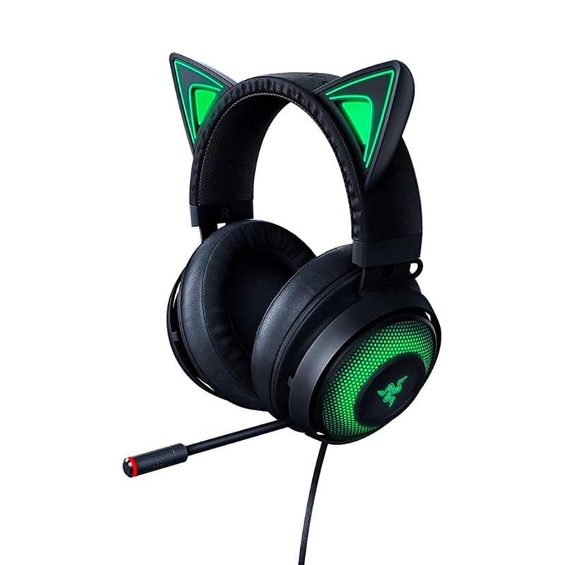 Razer casque avec oreilles Kraken Kitty Ed. - Black - Image 1